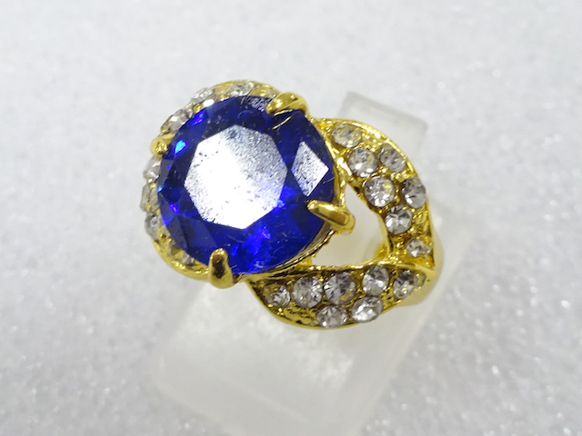 COLORED STONE FASHION RING / JP SIZE 9